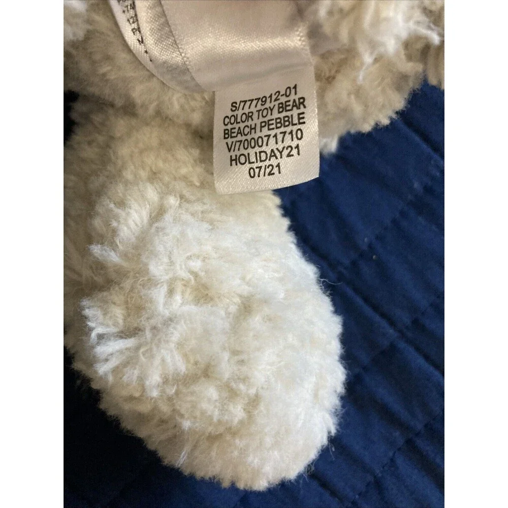 Baby Gap Brannan Teddy Bear Cream Beige Stuffed Animal Plush 2021 11" - Picture 10 of 11
